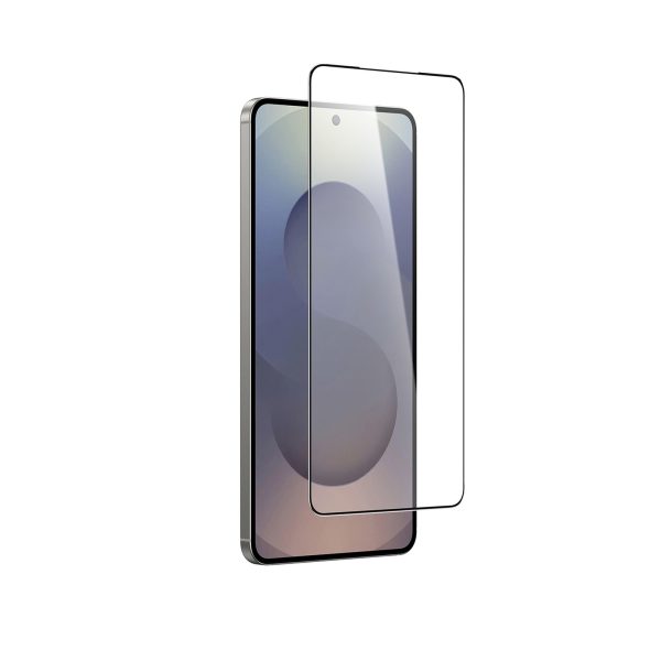 Rūdīts stikls ar melnu rāmi Samsung S25 Edge Radix Full Glass telefonam