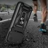 Hybrid Armor Camshield bruņu maciņš ar statīvu un kameras pārsegu iPhone 17 Pro tālrunim - melns