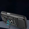 Hybrid Armor Camshield bruņu maciņš ar statīvu un kameras pārsegu iPhone 17 Pro tālrunim - melns