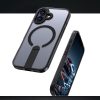 iPhone 17 Hybrid Armor X MagSafe vāciņš ar statīvu — melns