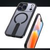 iPhone 17 Pro Max Hybrid Armor X MagSafe vāciņš ar statīvu — melns