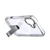 iPhone 17 Hybrid Armor X MagSafe vāciņš ar statīvu — caurspīdīgs