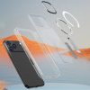 iPhone 17 Pro Max Hybrid Armor X MagSafe vāciņš ar statīvu — caurspīdīgs