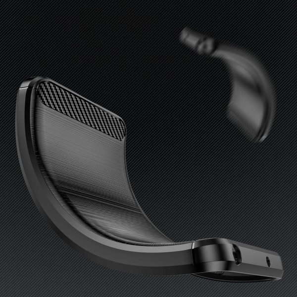 iPhone 17 oglekļa šķiedras vāciņš — melns