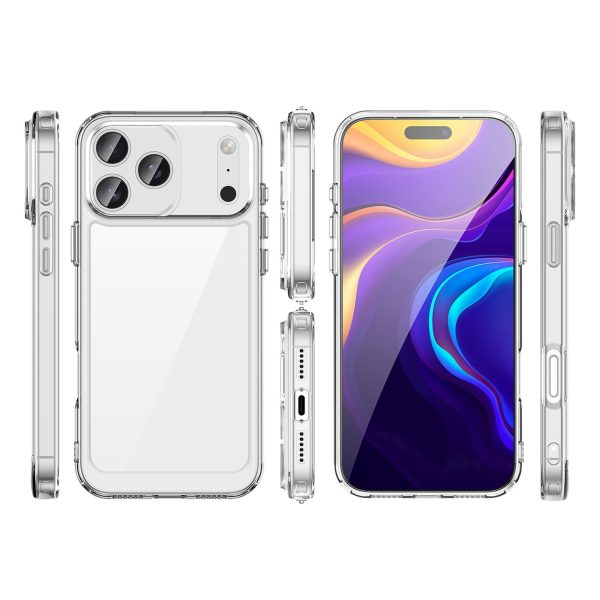 iPhone 17 Pro Max kosmosa vāciņš — caurspīdīgs