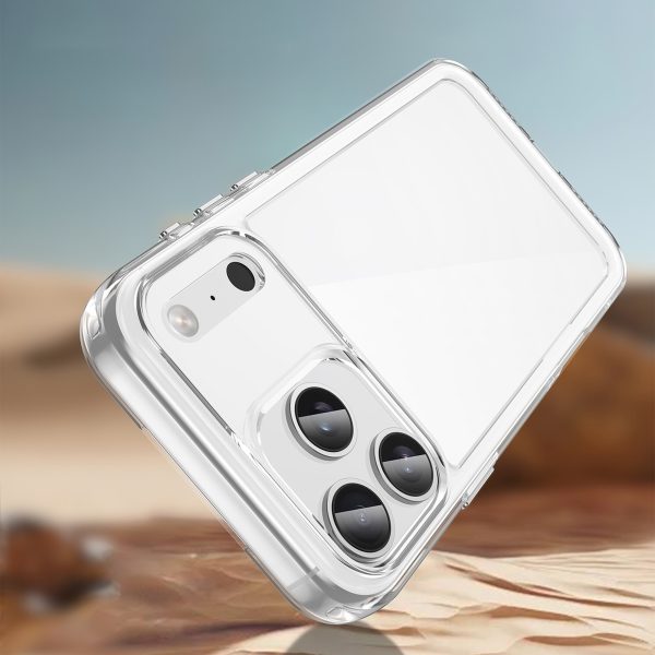 iPhone 17 Pro Max kosmosa vāciņš — caurspīdīgs