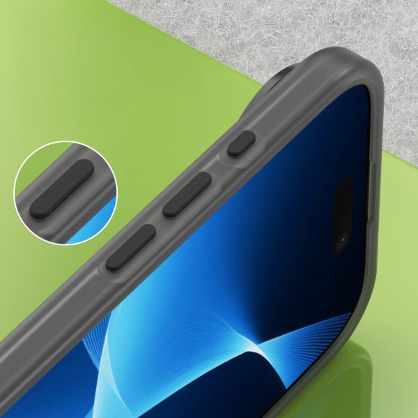 iPhone 17 Air magnētiskais abrazīvais MagSafe vāciņš — matēti melns