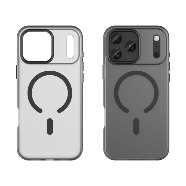 iPhone 17 Pro magnētiskais abrazīvais MagSafe vāciņš — matēti melns