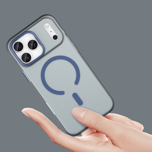 iPhone 17 Pro magnētiskais abrazīvais MagSafe vāciņš — matēti zils