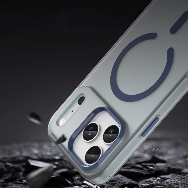 iPhone 17 Pro magnētiskais abrazīvais MagSafe vāciņš — matēti zils