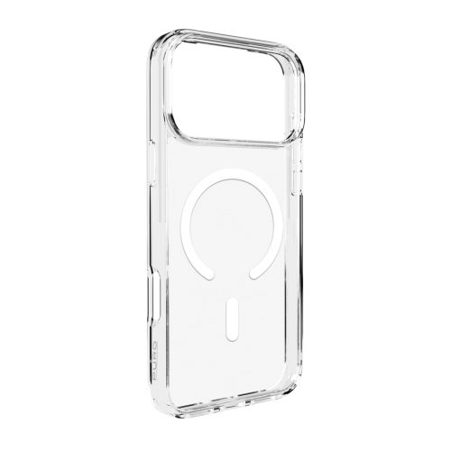 iPhone 17 Pro MagSafe Lite Mag TPU datora vāciņš - caurspīdīgs balts gredzens