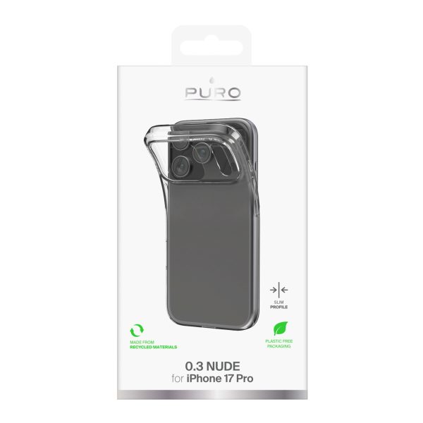 iPhone 17 Pro 0.3 kailkrāsas īpaši plāns TPU vāciņš - caurspīdīgs