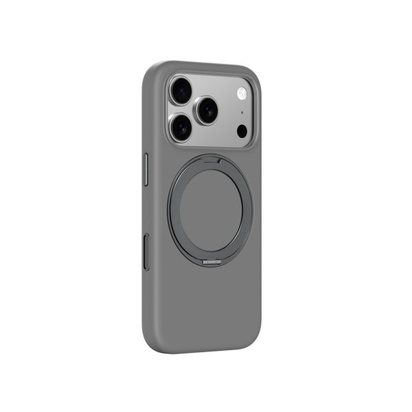 Cloudie iPhone 17 Pro vāciņš ar statīvu - pelēks