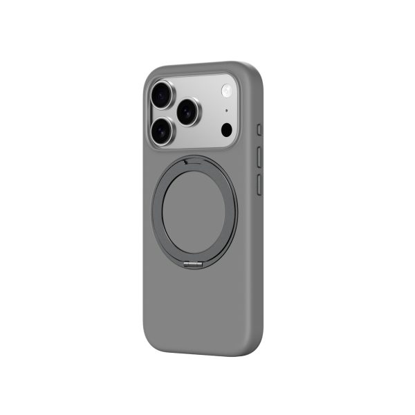 Cloudie iPhone 17 Pro vāciņš ar statīvu - pelēks