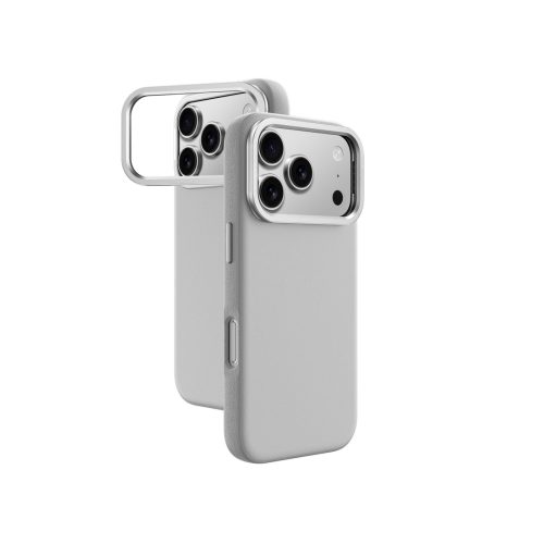 iPhone 17 Pro Max Glamour vāciņš ar statīvu - pelēks