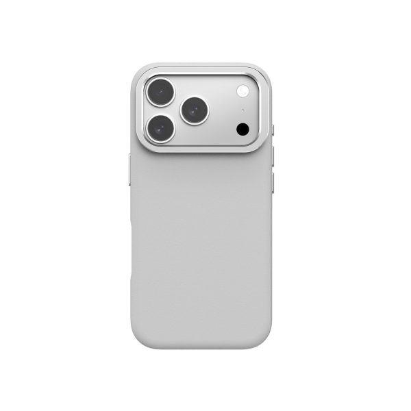 iPhone 17 Pro Max Glamour vāciņš ar statīvu - pelēks