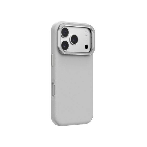 iPhone 17 Pro Max Glamour vāciņš ar statīvu - pelēks