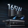 Powerbank 20000mAh USB-C USB-A 210W - pelēks