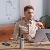 Powerbank 20000mAh USB-C USB-A 100W - pelēks