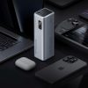 Powerbank 20000mAh USB-C USB-A 100W - pelēks