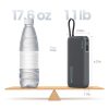 Powerbank 20000mAh USB-A USB-C ar iebūvētu USB-C kabeli 55W - pelēks