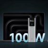 Powerbank 10000mAh USB-C USB-A 150W - pelēks
