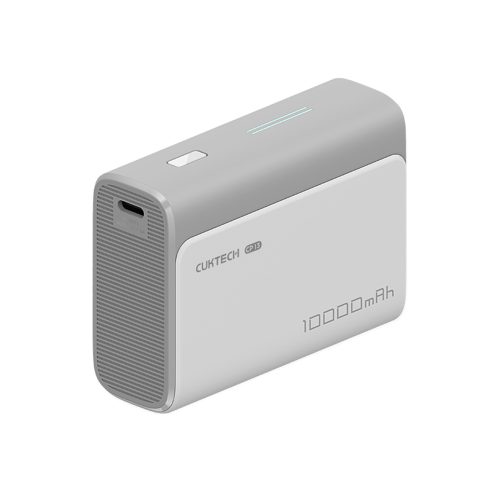 Powerbank 10000mAh USB-A USB-C 30W - pelēks