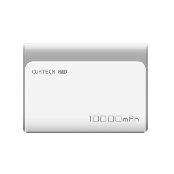 Powerbank 10000mAh USB-A USB-C 30W - pelēks