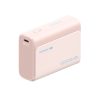 Powerbank 10000mAh USB-C USB-A 30W - rozā