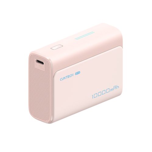 Powerbank 10000mAh USB-C USB-A 30W - rozā