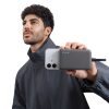 10000mAh USB-C magnētiskais barošanas bloks ar iebūvētu USB-C MagSafe kabeli - melns