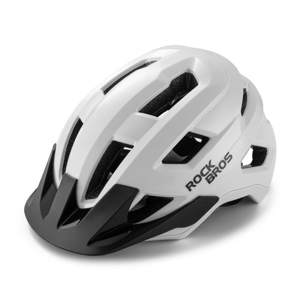 1033760-1-kask-rowerowy-mlodziezowy-z-odpinanym-daszkiem-rockbros-hurtownia-dropshipping.jpg Bērnu velosipēda ķivere ar noņemamu vizieri 54–58 cm - balta