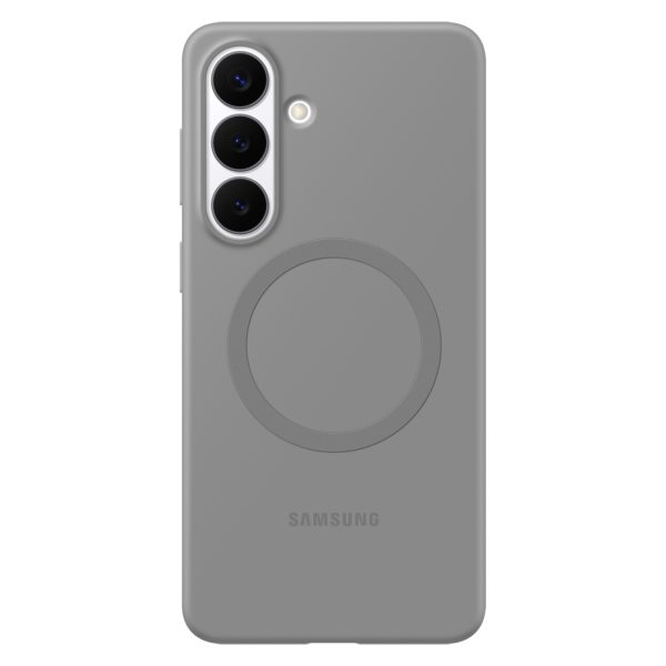 Samsung Galaxy S26 silikona maciņš ar magnētu MagSafe - pelēks