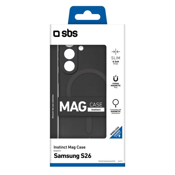 Samsung Galaxy S26 Instinct Mag MagSafe vāciņš - melns