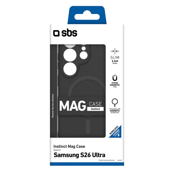 Samsung Galaxy S26 Ultra Instinct MagSafe vāciņš - melns
