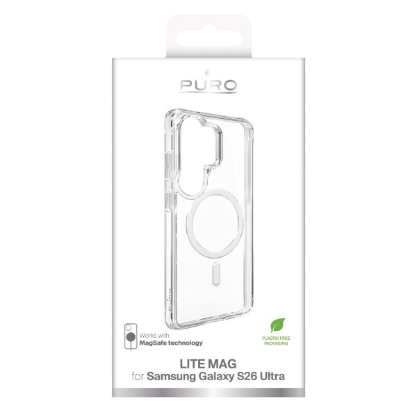 Samsung Galaxy S26 Ultra LITE MAG MagSafe aizsargvāciņš - caurspīdīgs