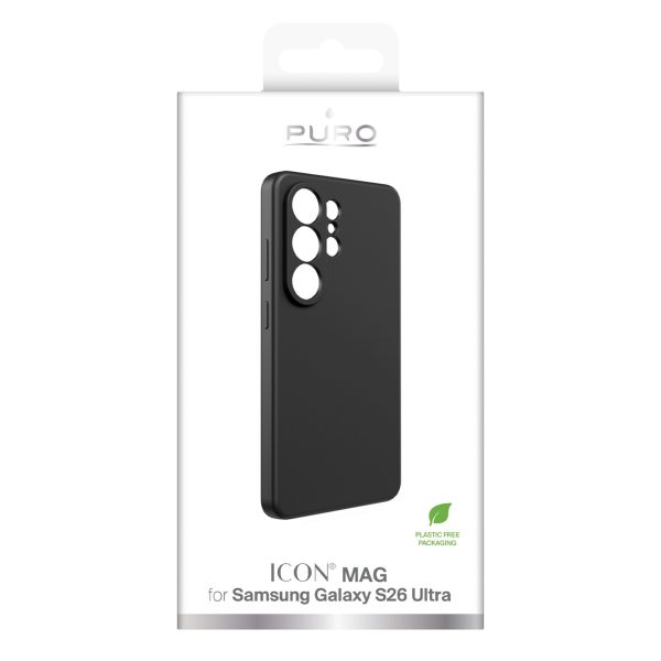 Aizsargmaciņš Samsung Galaxy S26 Ultra silikonam - melns