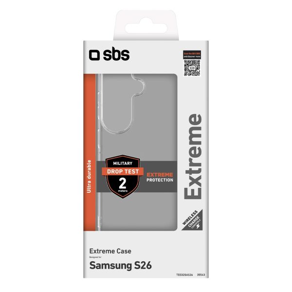 Aizsargvāciņš Samsung Galaxy S26 Extreme X2 tālrunim - caurspīdīgs