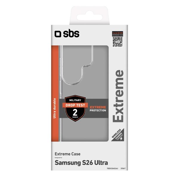 Aizsargvāciņš Samsung Galaxy S26 Ultra Extreme X2 tālrunim - caurspīdīgs