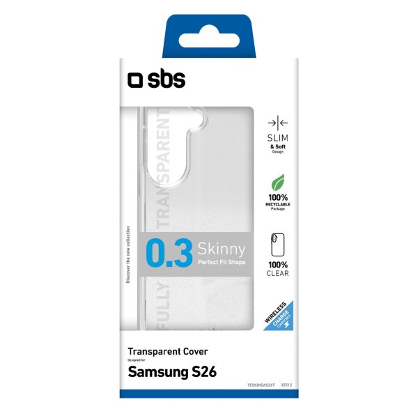 Samsung Galaxy S26 plāns maciņš - caurspīdīgs