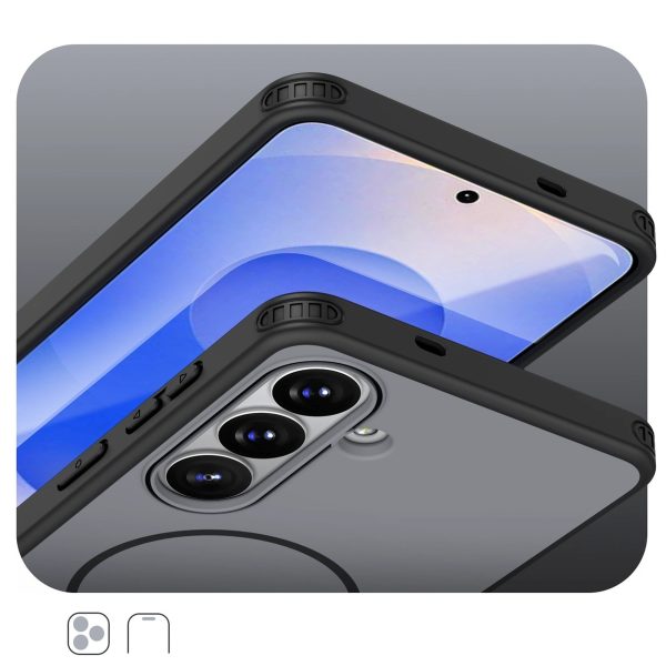 Samsung Galaxy A37 Hybrid Armor T vāciņš - melns