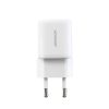 33 W USB-A USB-C sienas lādētājs - balts