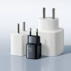 33 W USB-A USB-C sienas lādētājs - melns