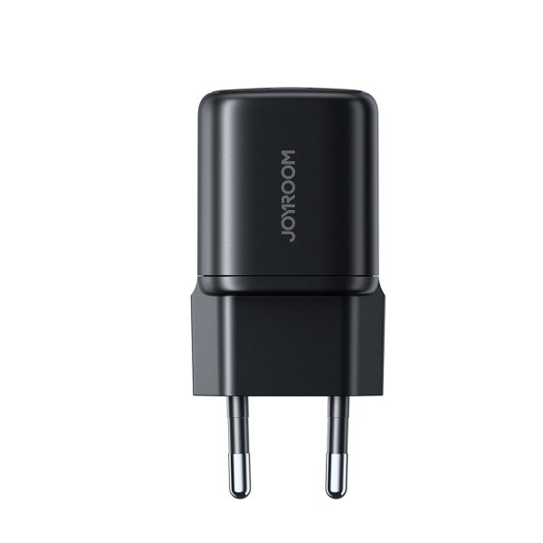 33 W USB-A USB-C sienas lādētājs - melns