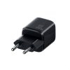 33 W USB-A USB-C sienas lādētājs - melns