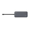 Powerbank 20000mAh USB-A USB-C ar integrētu kabeli 40W - pelēks