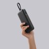 Powerbank 20000mAh USB-A USB-C ar integrētu kabeli 40W - pelēks