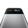 Powerbank 15000mAh USB-A USB-C 100W - pelēks