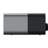 5-in-1 uzlādes stacija ar digitālo displeju USB-A USB-C 300W - sudrabkrāsas