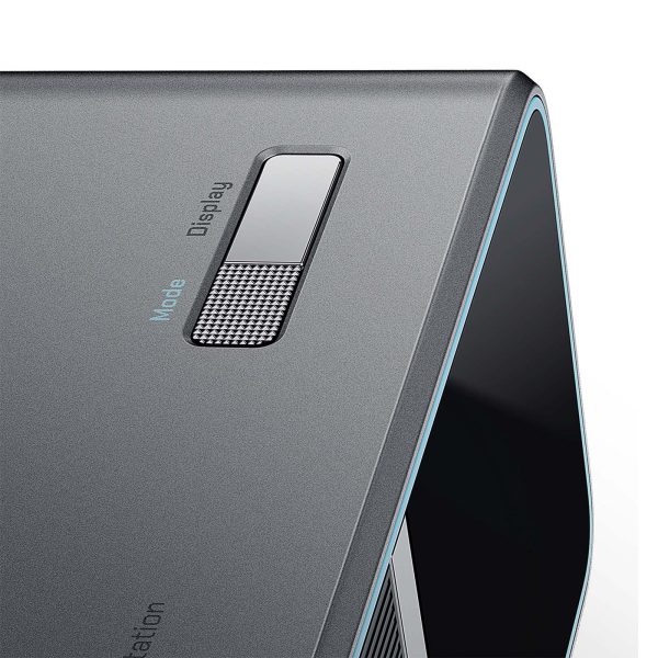 5-in-1 uzlādes stacija ar digitālo displeju USB-A USB-C 300W - sudrabkrāsas